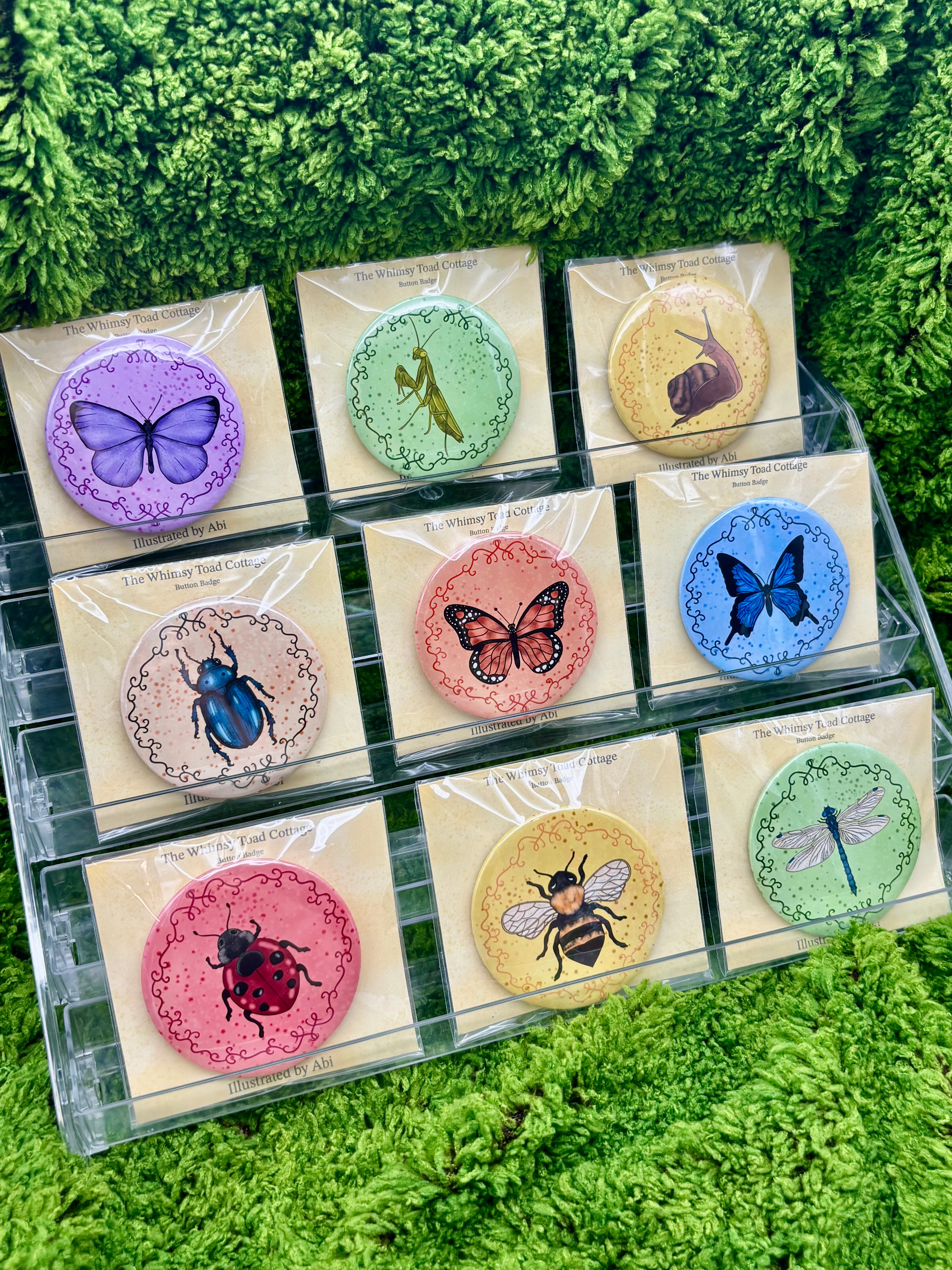 Large Badges - Insects