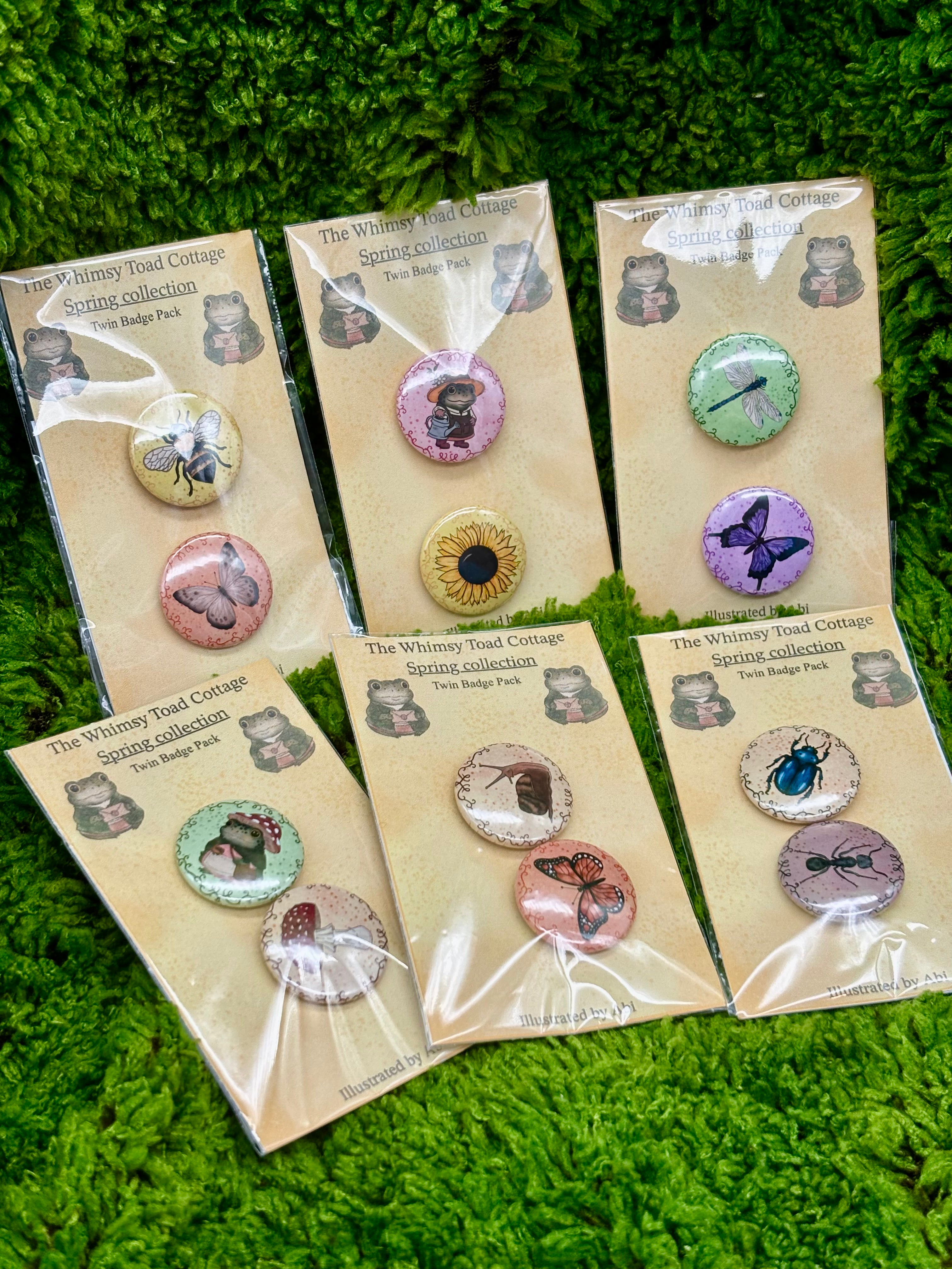 Badges - Mini Twin Pack Assorted
