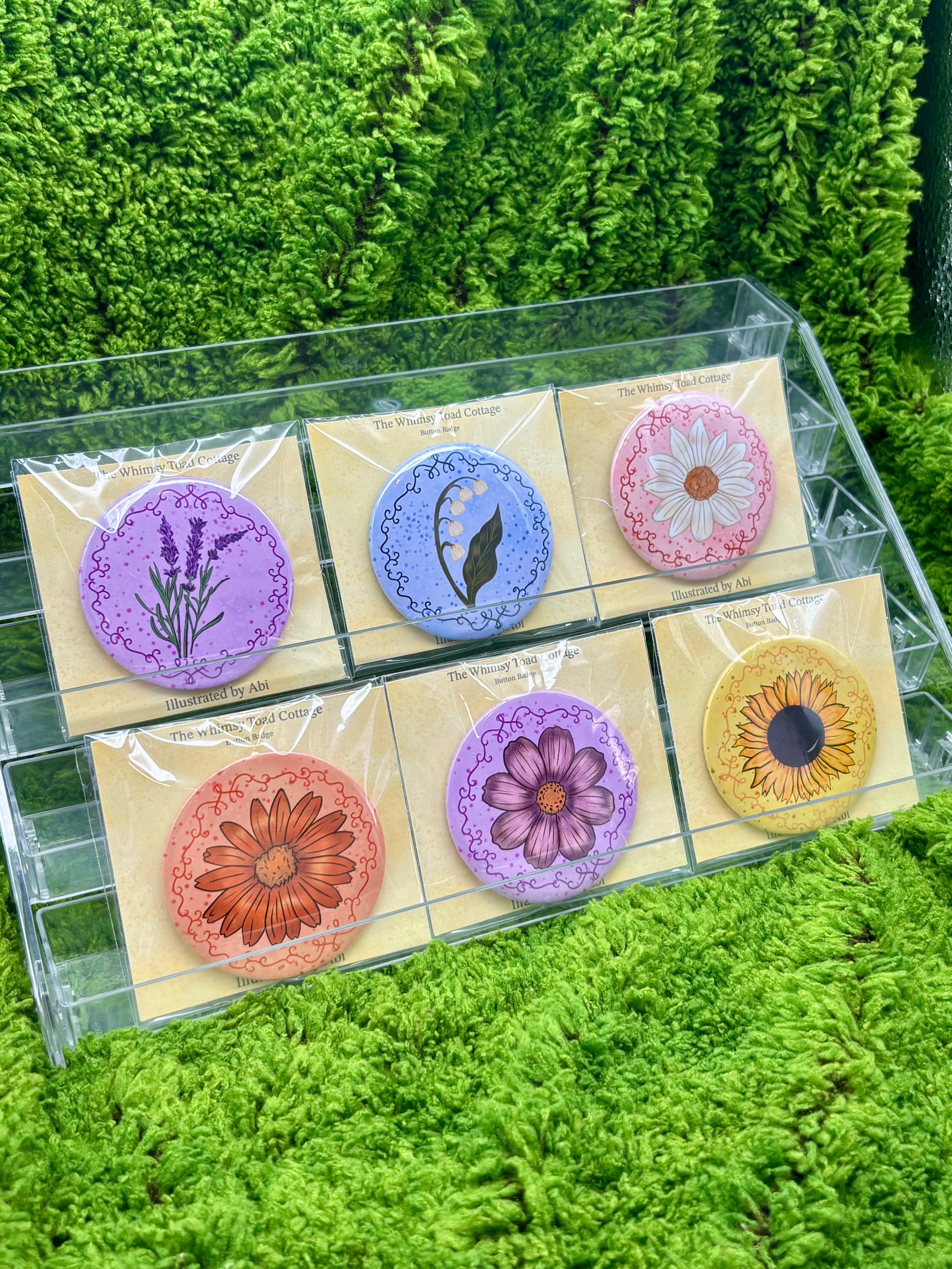 Large Badges - Botanicals